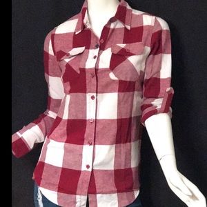 New Red and white checkered flannel.